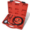 vidaXL Motor en olie druk test set