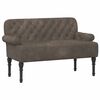 vidaXL Loungebank met knopencomfort Donkergrijs 120 x 65 x 78 cm