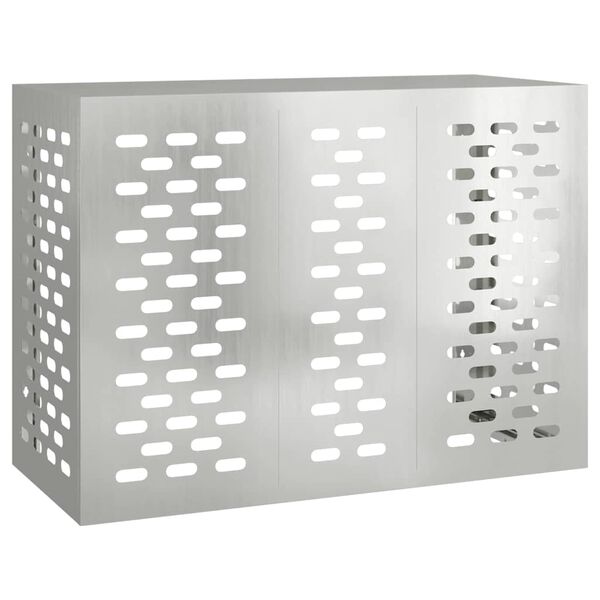 vidaXL Airconditioner hoes Zilver 110 x 50 x 80 cm