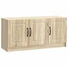vidaXL TV-kast Sonoma Eiken 99 x 34,5 x 47 cm Bewerkt hout