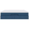vidaXL Ottoman bed met matras 180x200cm stof blauw