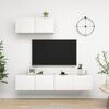 vidaXL Tv-meubelen 3 st bewerkt hout wit