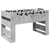 vidaXL Honkbaltafel Beton Grijs 146,5 x 74 x 85 cm Bewerkt hout
