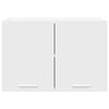 vidaXL Hangkast met opslag 2 pcs Wit 60 x 31 x 40 cm Bewerkt hout