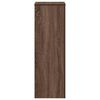 vidaXL Plantenstandaard 33x33x100 cm bewerkt hout bruin eikenkleurig