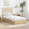 vidaXL Opslag bed met lade Sonoma Eiken 100 x 200 cm Bewerkt hout