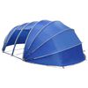 vidaXL Zwembad Tent Koepel Blauw 538 x 440 x 204 cm