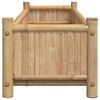 vidaXL Plantenbak 100x30x25 cm bamboe