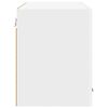 vidaXL Hangkast met opslag 2 pcs Wit 60 x 31 x 40 cm Bewerkt hout