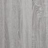 vidaXL Schoenenkast 130x35x54 cm bewerkt hout grijs sonoma