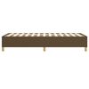 vidaXL Boxspring bed 90x190 cm stof donkerbruin