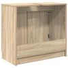 vidaXL Badkamer Kast Sonoma Eiken 64,5 x 33,5 x 59 cm Bewerkt hout