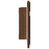 vidaXL Spiegel bruin eikenkleur 80 x 37 cm Glas en Engineered Hout