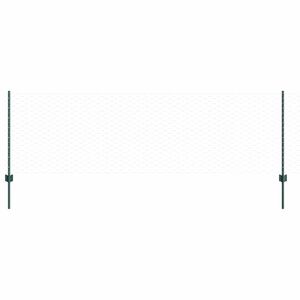 vidaXL Gelaste draadhek 50 x 0,8 m (B x H) PVC-Coated Staal Groen Mesh