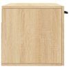 vidaXL Wandkast 80x36,5x35 cm bewerkt hout sonoma eikenkleurig