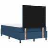 vidaXL Boxspringbed met hoofdeinde Blauw 120 x 200 cm Stof