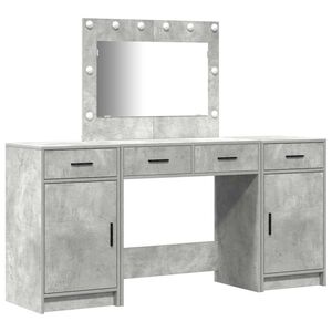 vidaXL Plafondtafel 3 st Grijs 78,5 x 41 x 135 cm Bewerkt hout