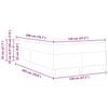 vidaXL Bedframe met matras Lichtgrijs 120 x 200 cm Stof