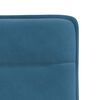 vidaXL Eetkamerstoelen 4 st fluweel blauw