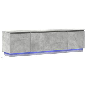 vidaXL TV-kast 180 x 38 x 49 cm Beton Grijs Bewerkt hout