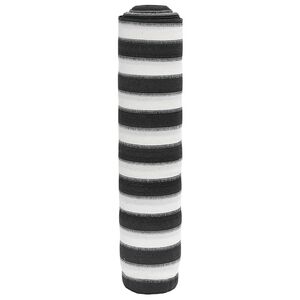vidaXL Privacynet 75 g/m&sup2; 1,2x25 m HDPE antracietkleurig en wit