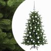 vidaXL Kunstkerstboom met kerstbal 120 cm 150 LED's Warmwit