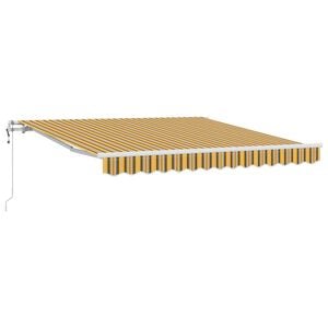 vidaXL Uitschuifbare luifel Meerkleurig 300 x 250 cm Stof en Aluminium