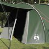 vidaXL Tunneltent met dak met opslag Groen en Wit 740 x 370 x 220 cm