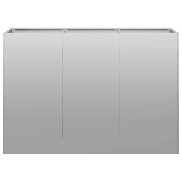 vidaXL Plantenbak 120x40x80 cm gegalvaniseerd staal