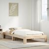 vidaXL Bedframe zonder matras massief grenenhout 75x190 cm