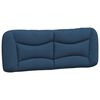 vidaXL Bedframe zonder matras "Hvar" stof blauw 140x200 cm