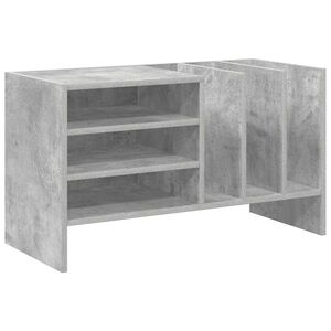 vidaXL Platenkast Beton Grijs 78.5 x 35 x 45 cm Bewerkt hout