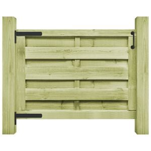 vidaXL Poort 100x75 cm ge&iuml;mpregneerd grenenhout groen