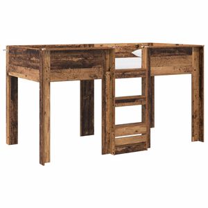 vidaXL Bunk Bed voor Kinderen Oudhout 100 x 200 cm Bewerkt hout