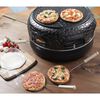 Bestron Pizzamaker voor 6 personen APD600Z 910 W zwart
