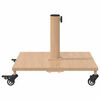 vidaXL Parasolvoet Licht Hout 45 x 45 x 31,5 cm