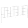 vidaXL Tuin omheining met palen 48 st 95 x 30 cm Gegalvaniseerd staal