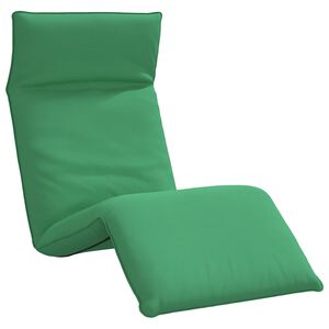 vidaXL Ligstoel inklapbaar 175x54x8,5 cm oxford stof groen