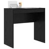 vidaXL Bureau Zwart Eiken 80 x 40 x 76 cm