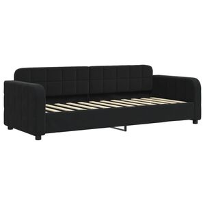 vidaXL Slaapbank 80x200 cm fluweel zwart