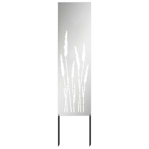 vidaXL Tuin Privacy Screen Zilver 32 x 140 cm Gegalvaniseerd staal