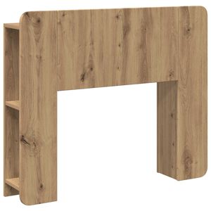 vidaXL Hoofdeinde kas Artisanaal eiken 80 cm Bewerkt hout