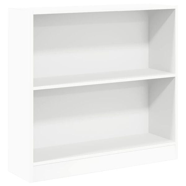 vidaXL Boekenkast 80x24x75 cm bewerkt hout wit