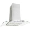 vidaXL Eilandafzuigkap LCD-scherm sensor 756 m&sup3;/u LED 90 cm