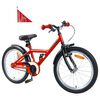 vidaXL Kinderfiets 18 Inch voor 5-7 jaar Rood