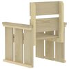 vidaXL 4-delige Tuinset ge&iuml;mpregneerd grenenhout