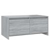 vidaXL Salontafel 90x50x41,5 cm bewerkt hout grijs sonoma eikenkleurig