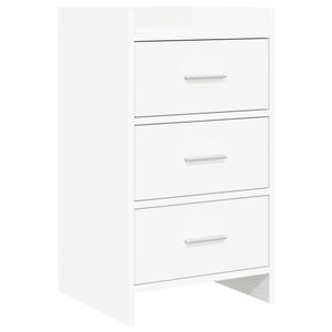 vidaXL Nachtkastjes Wit 40 x 36 x 70 cm Bewerkt hout