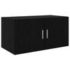 vidaXL Wandkast Zwart eiken 80 x 42.5 x 40 cm Bewerkt hout