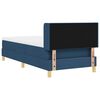 vidaXL Boxspringbed met matras met hoofdeinde Blauw 100 x 200 cm Stof